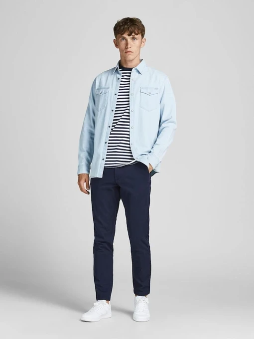 Брюки JACK & JONES модель 12174309_NavyBlazer Фото