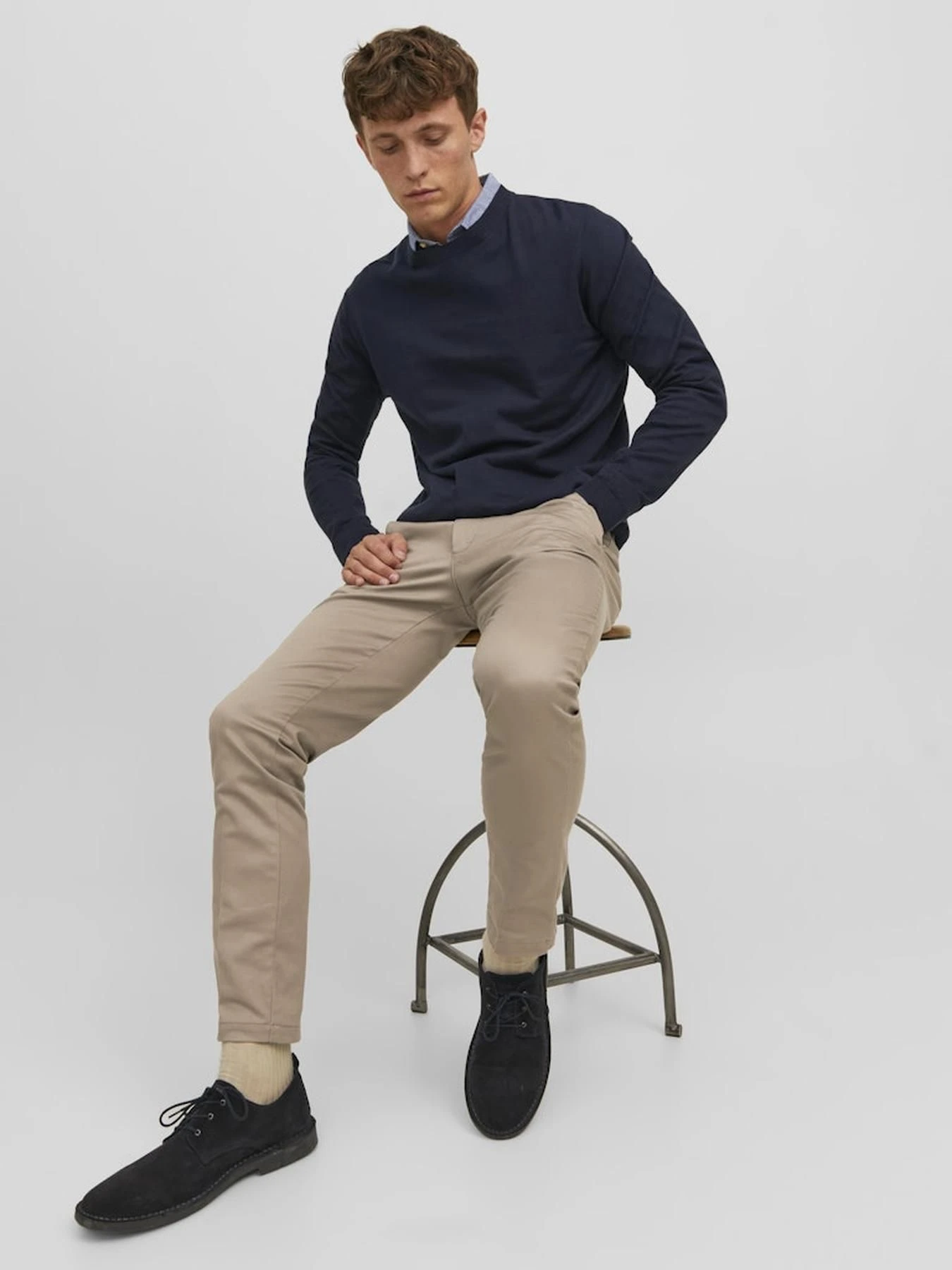 Брюки JACK & JONES модель 12245343_Fungi Брюки JACK & JONES модель 12245343_Fungi Фото