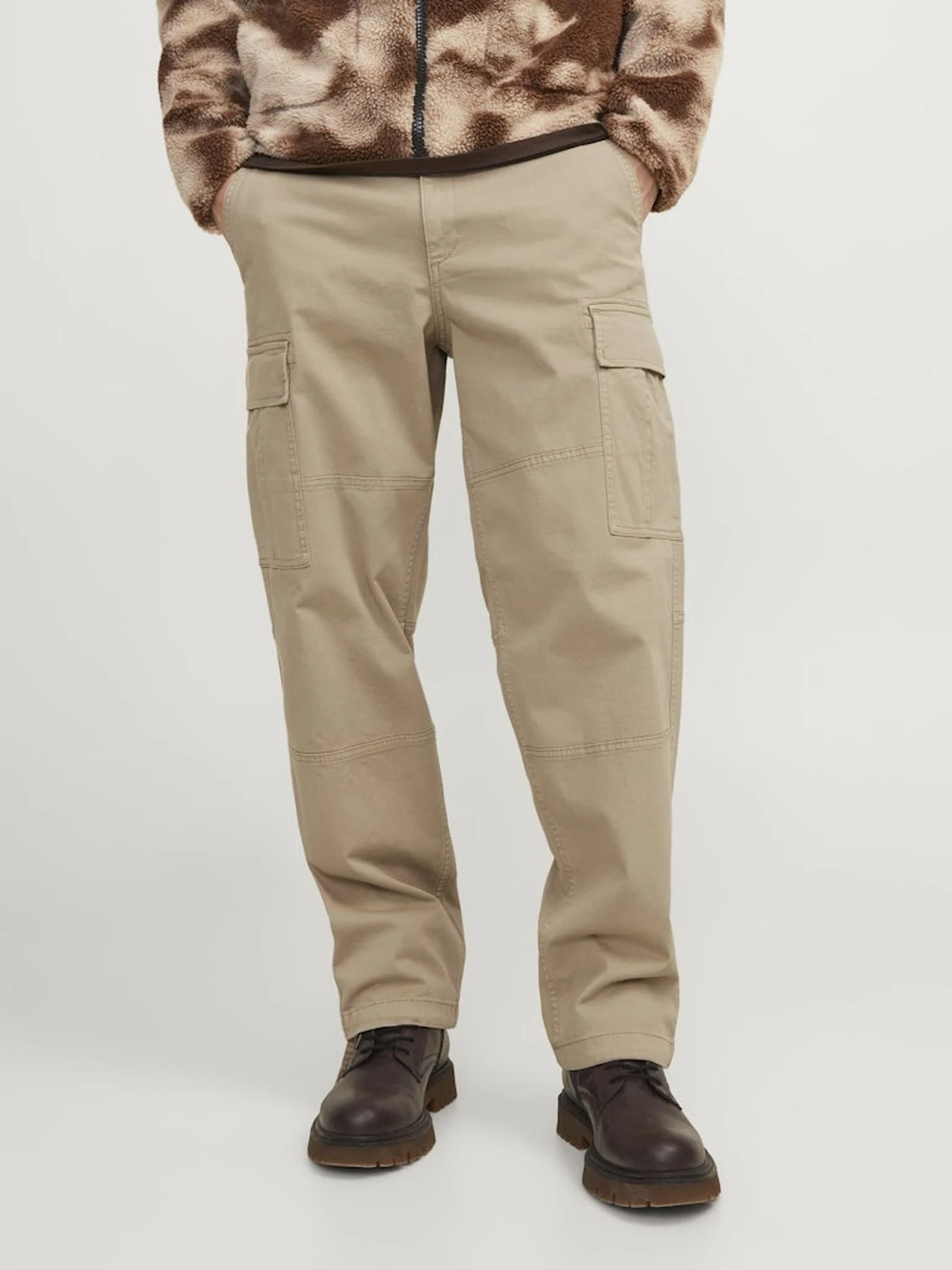 Брюки JACK & JONES модель 12252976_Crockery Брюки JACK & JONES модель 12252976_Crockery Фото