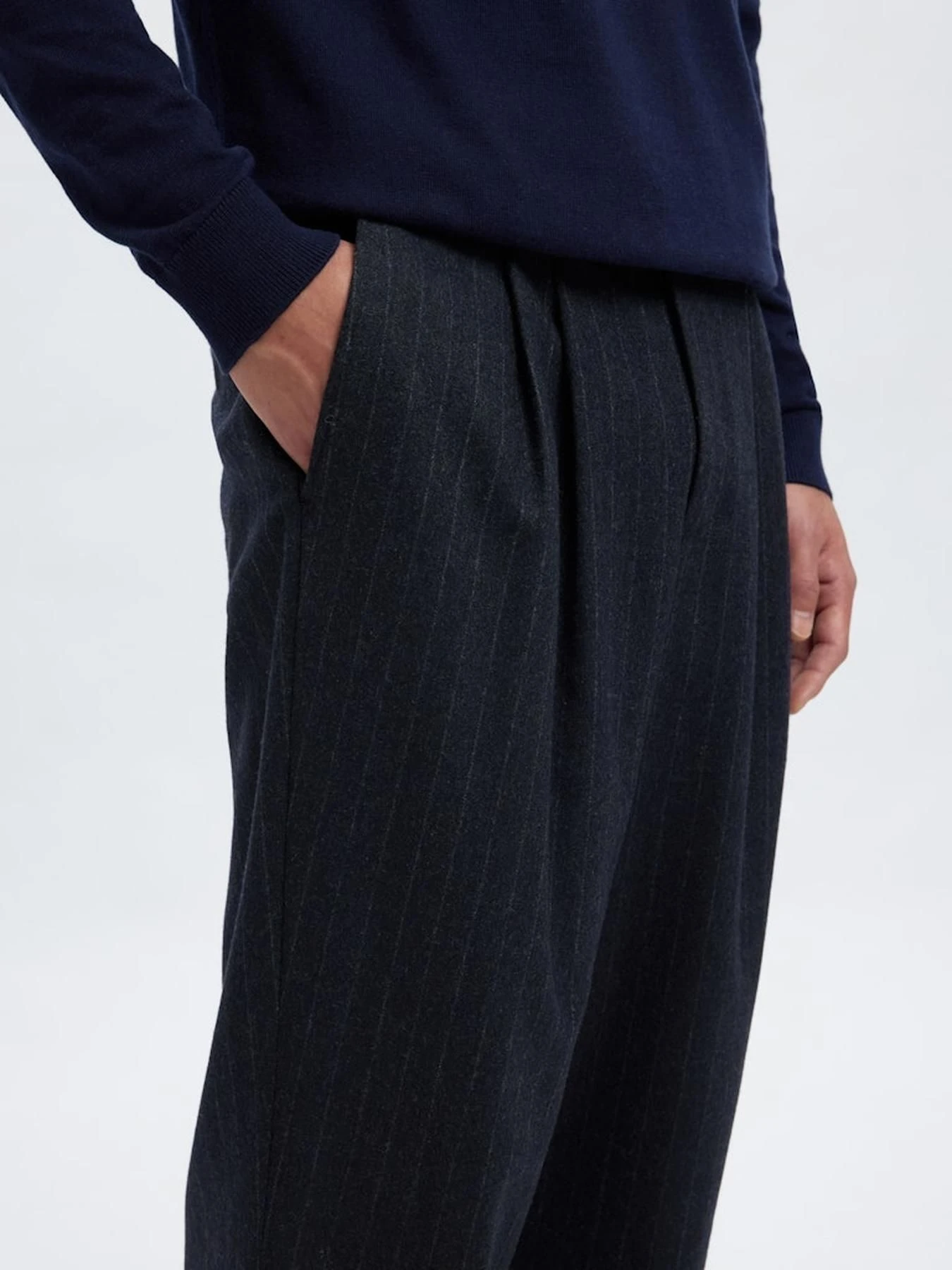 Брюки Selected модель 16098716_DARKNAVY Фото