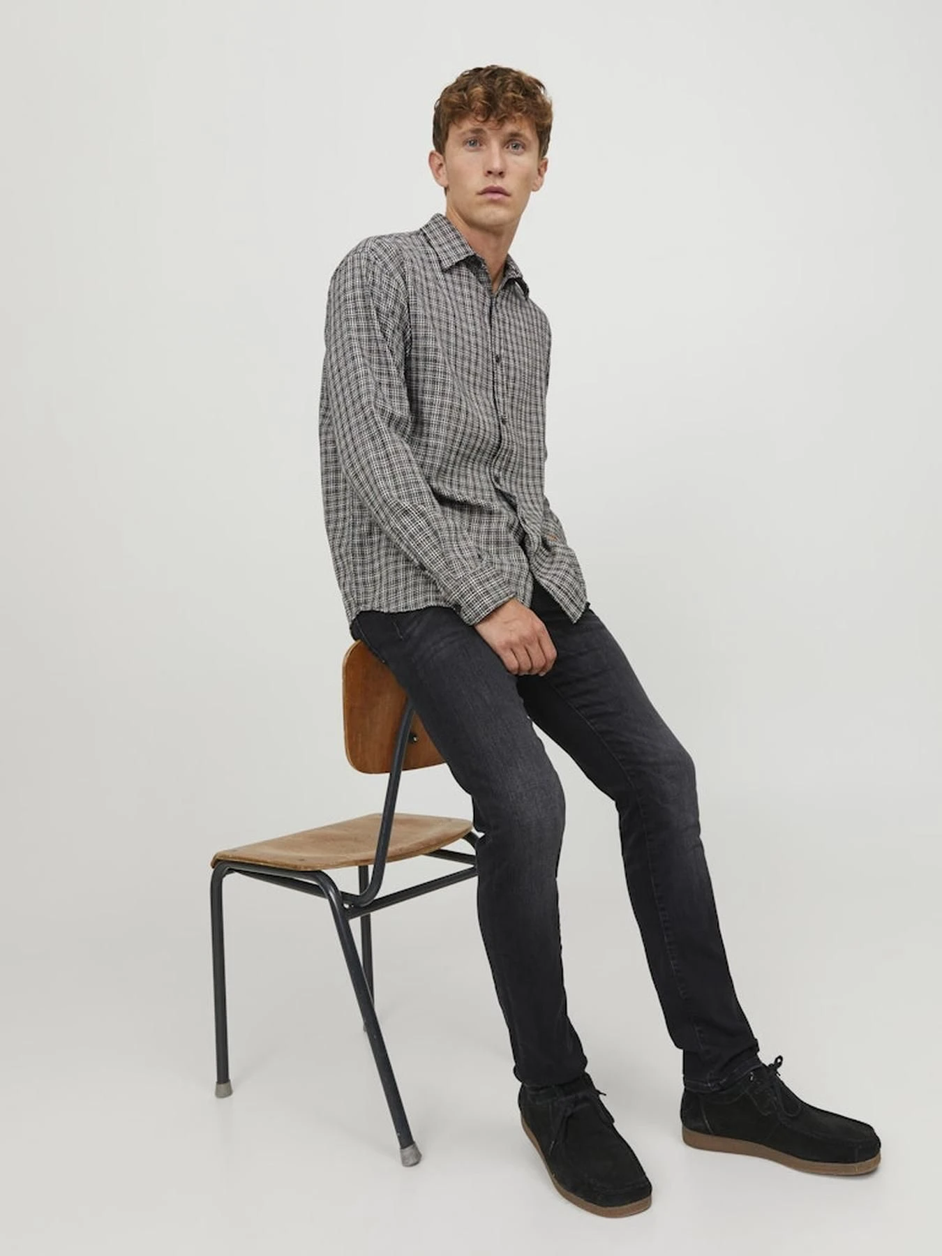 Джинсы JACK & JONES модель 12162430_BlackDenim Фото