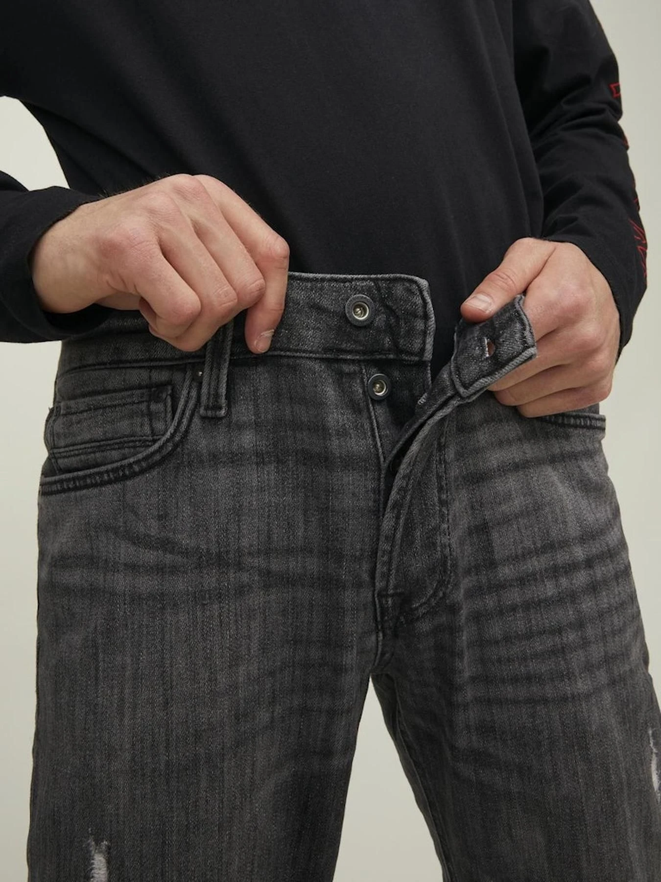 Джинсы JACK & JONES модель 12219142_BlackDenim Фото