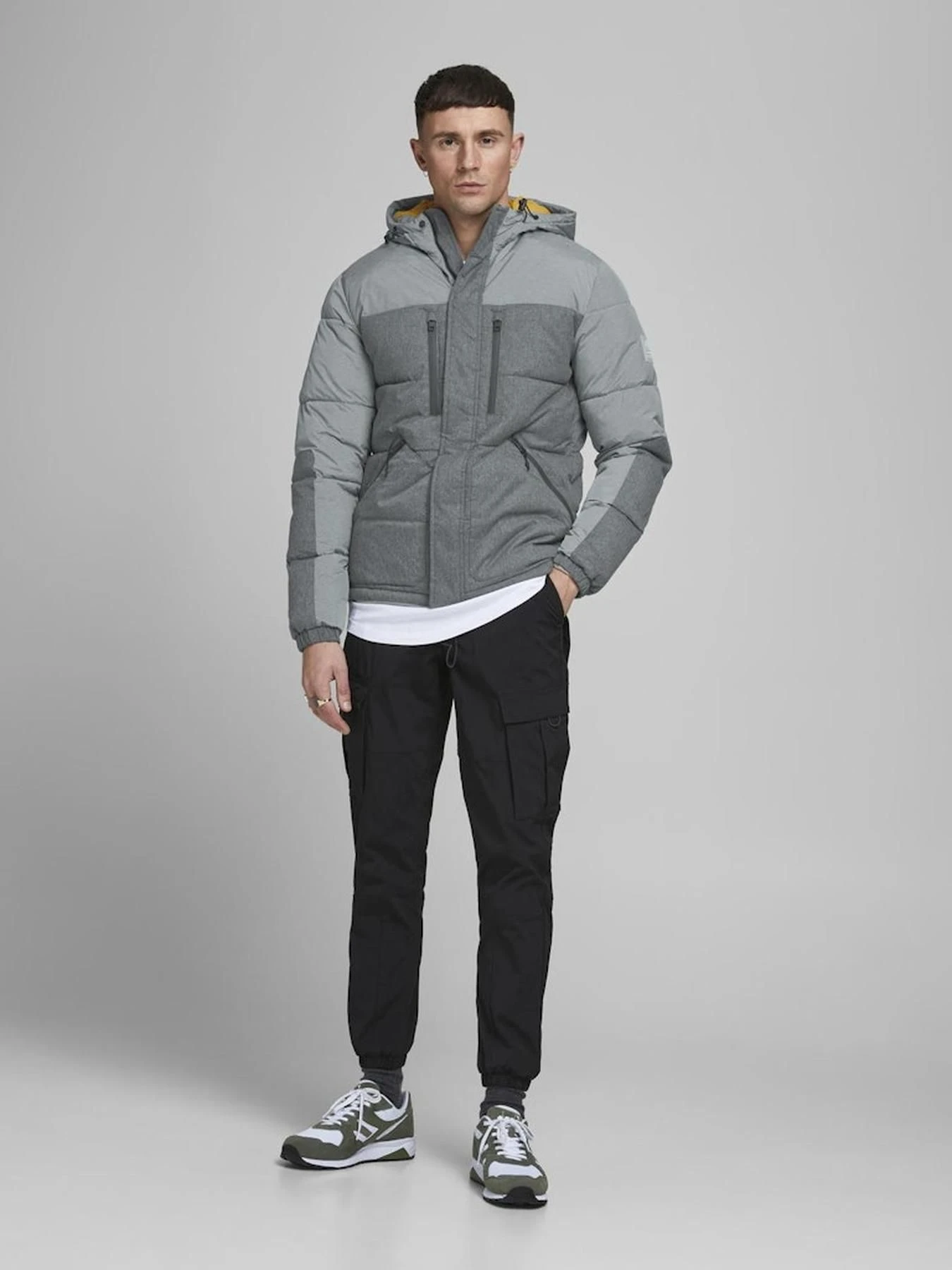 Куртки и дубленки JACK & JONES модель 12180379_LIGHTGREYMELANGE Куртки и дубленки JACK & JONES модель 12180379_LIGHTGREYMELANGE Фото