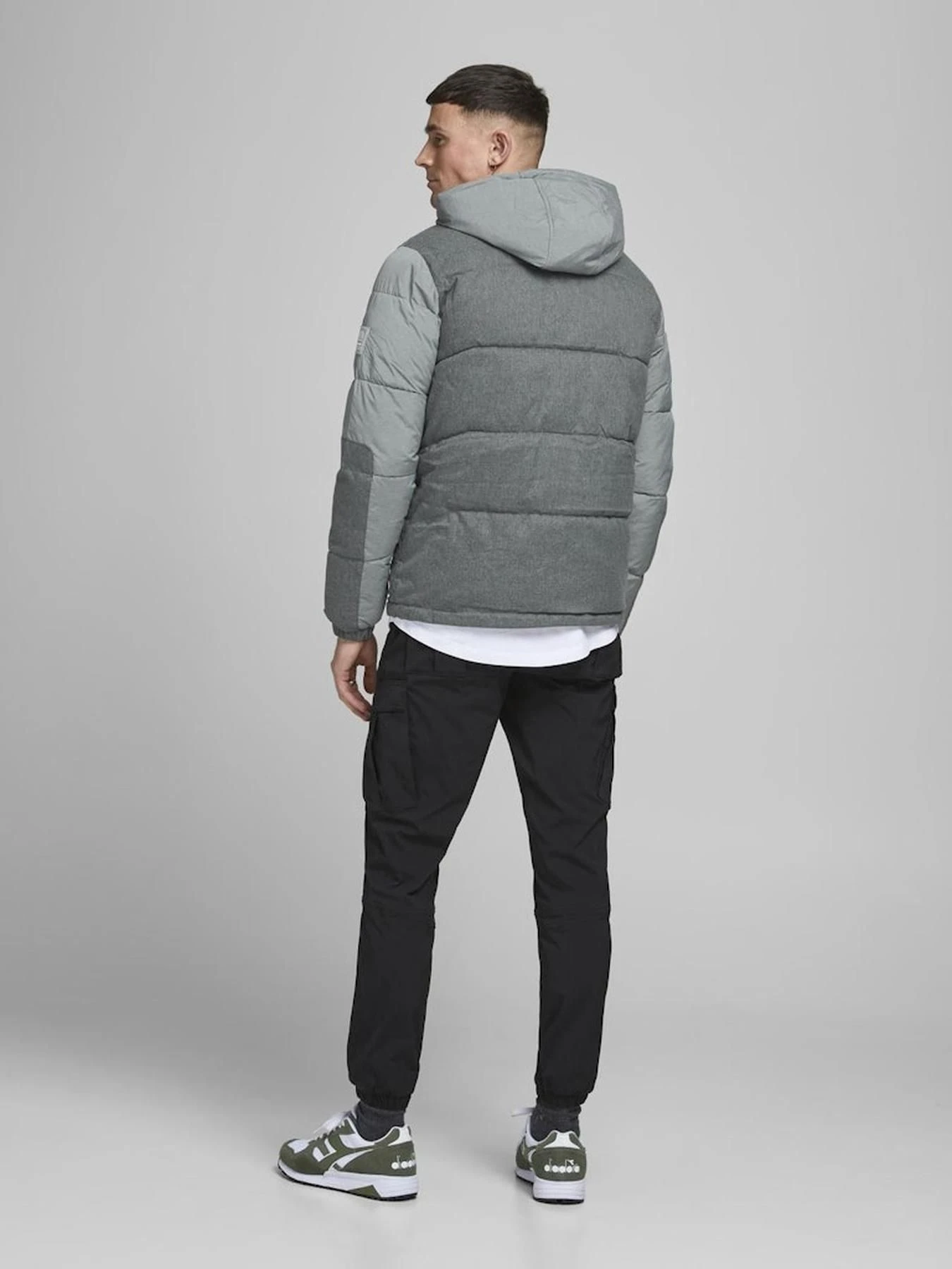 Куртки и дубленки JACK & JONES модель 12180379_LIGHTGREYMELANGE Куртки и дубленки JACK & JONES модель 12180379_LIGHTGREYMELANGE Фото