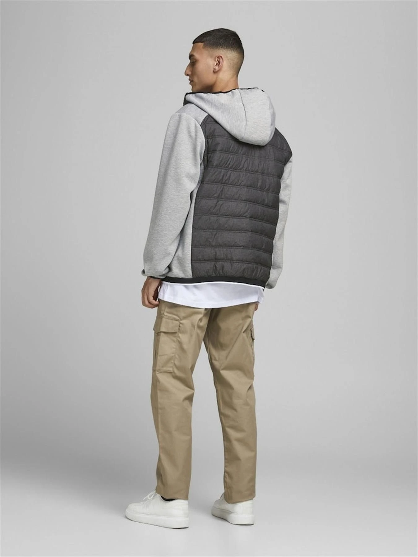 Куртки и дубленки JACK & JONES модель 12184739_LIGHTGREYMELANGE Куртки и дубленки JACK & JONES модель 12184739_LIGHTGREYMELANGE Фото