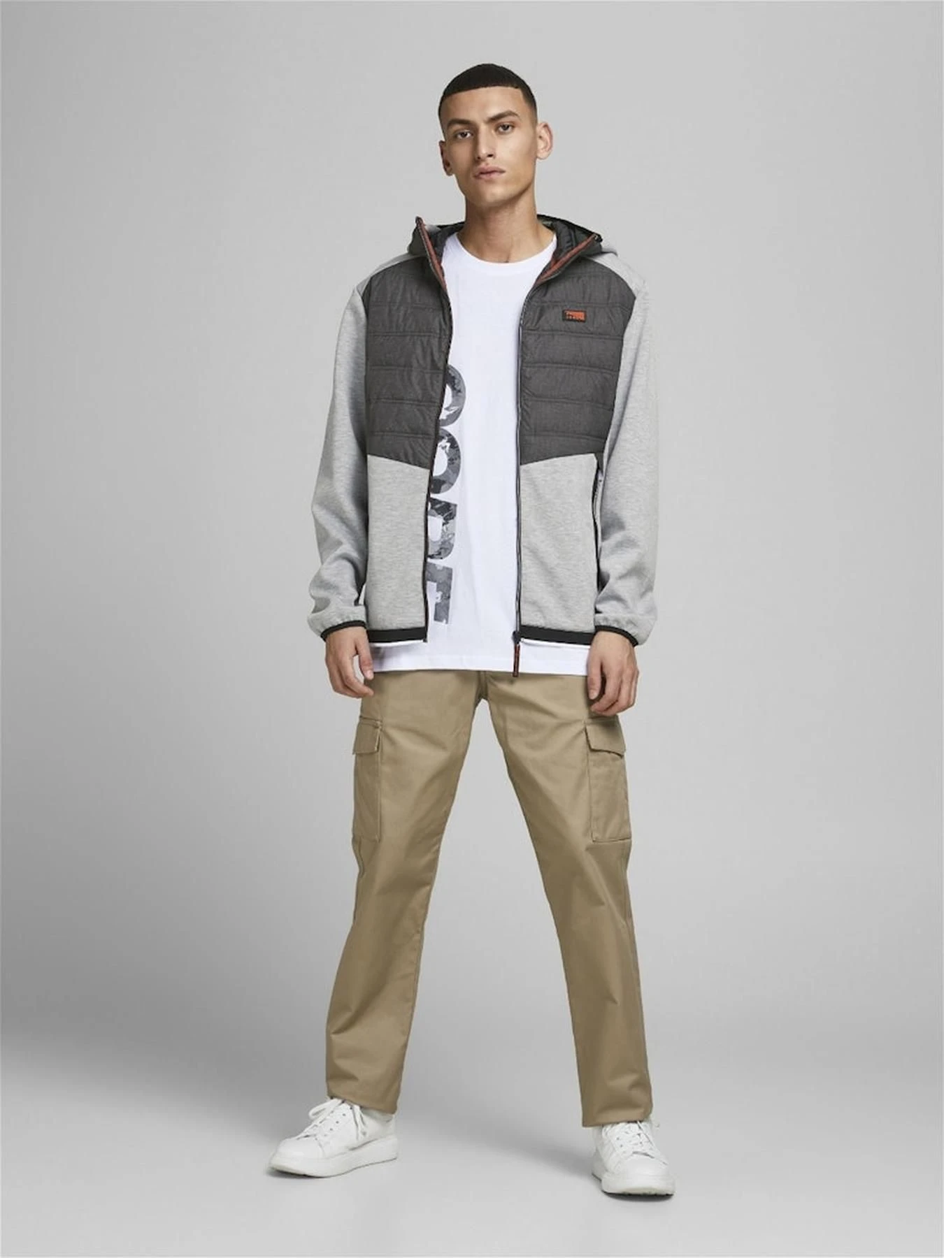 Куртки и дубленки JACK & JONES модель 12184739_LIGHTGREYMELANGE Куртки и дубленки JACK & JONES модель 12184739_LIGHTGREYMELANGE Фото