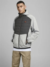 Куртки и дубленки JACK & JONES модель 12184739_LIGHTGREYMELANGE Фото