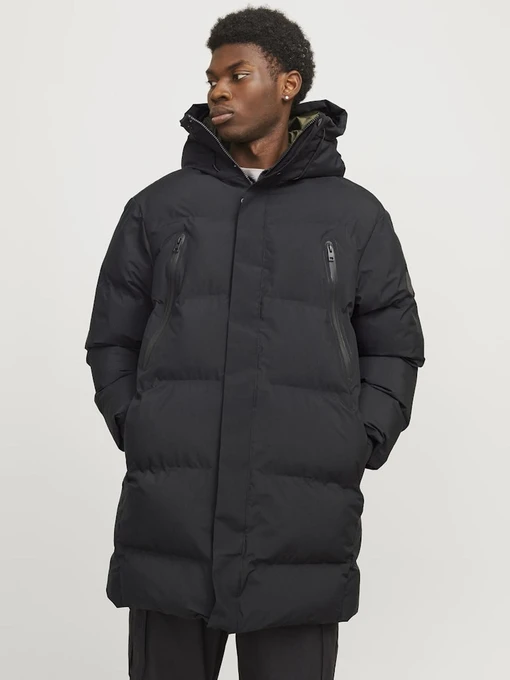 Күрткелер мен тондар JACK & JONES үлгі 12260481_Black Фото