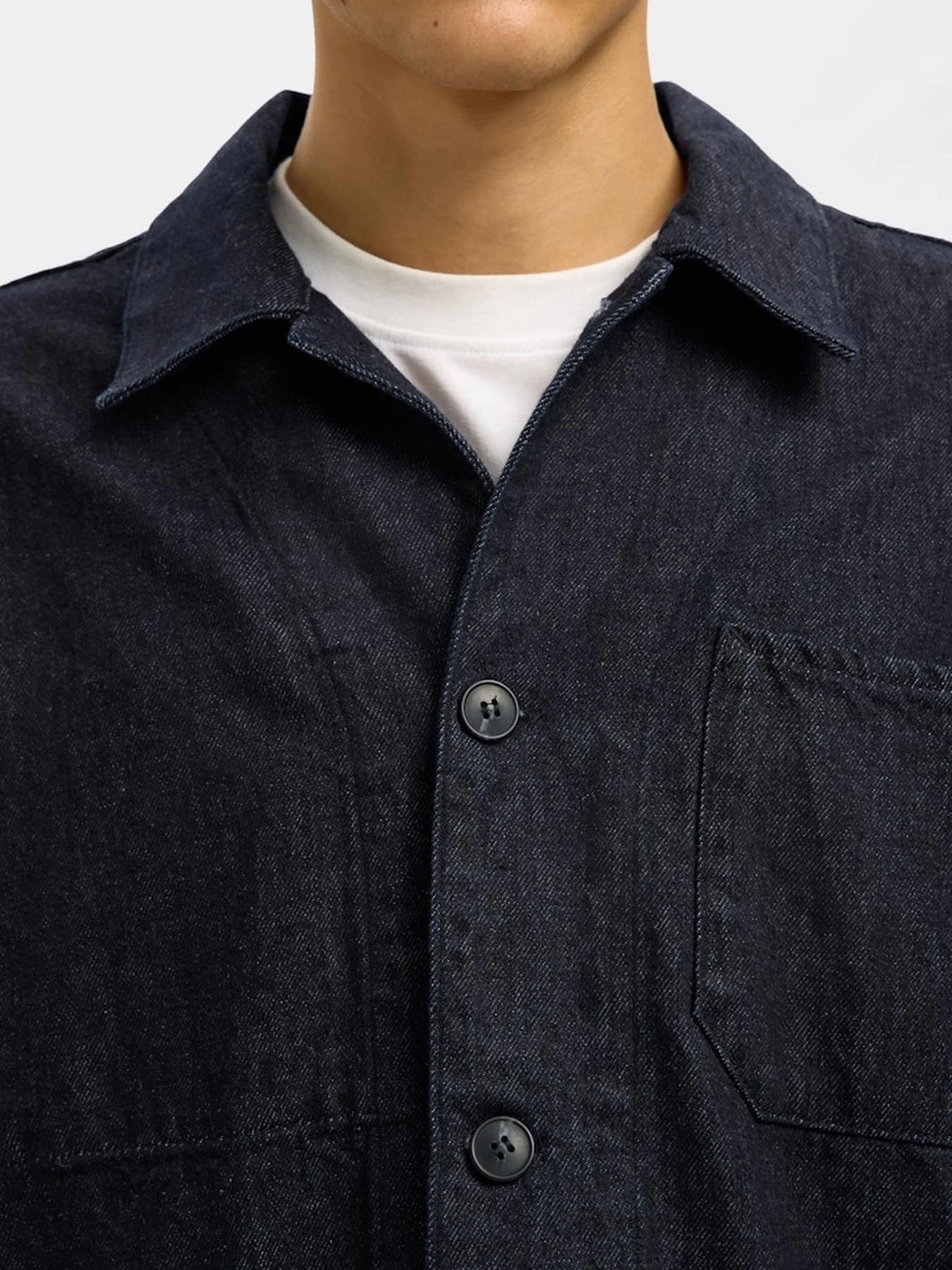 Куртки и дубленки Selected модель 16099351_DARKBLUEDENIM Фото
