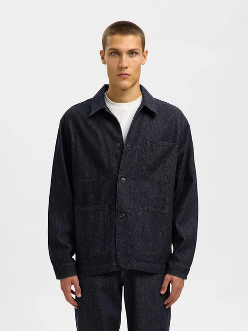 Куртки и дубленки Selected модель 16099351_DARKBLUEDENIM Фото
