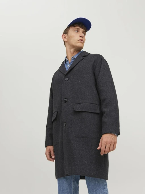 Пальто и плащи JACK & JONES модель 12238805_Darkgrey Фото