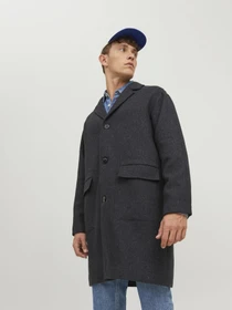 Пальто и плащи JACK & JONES модель 12238805_Darkgrey Фото