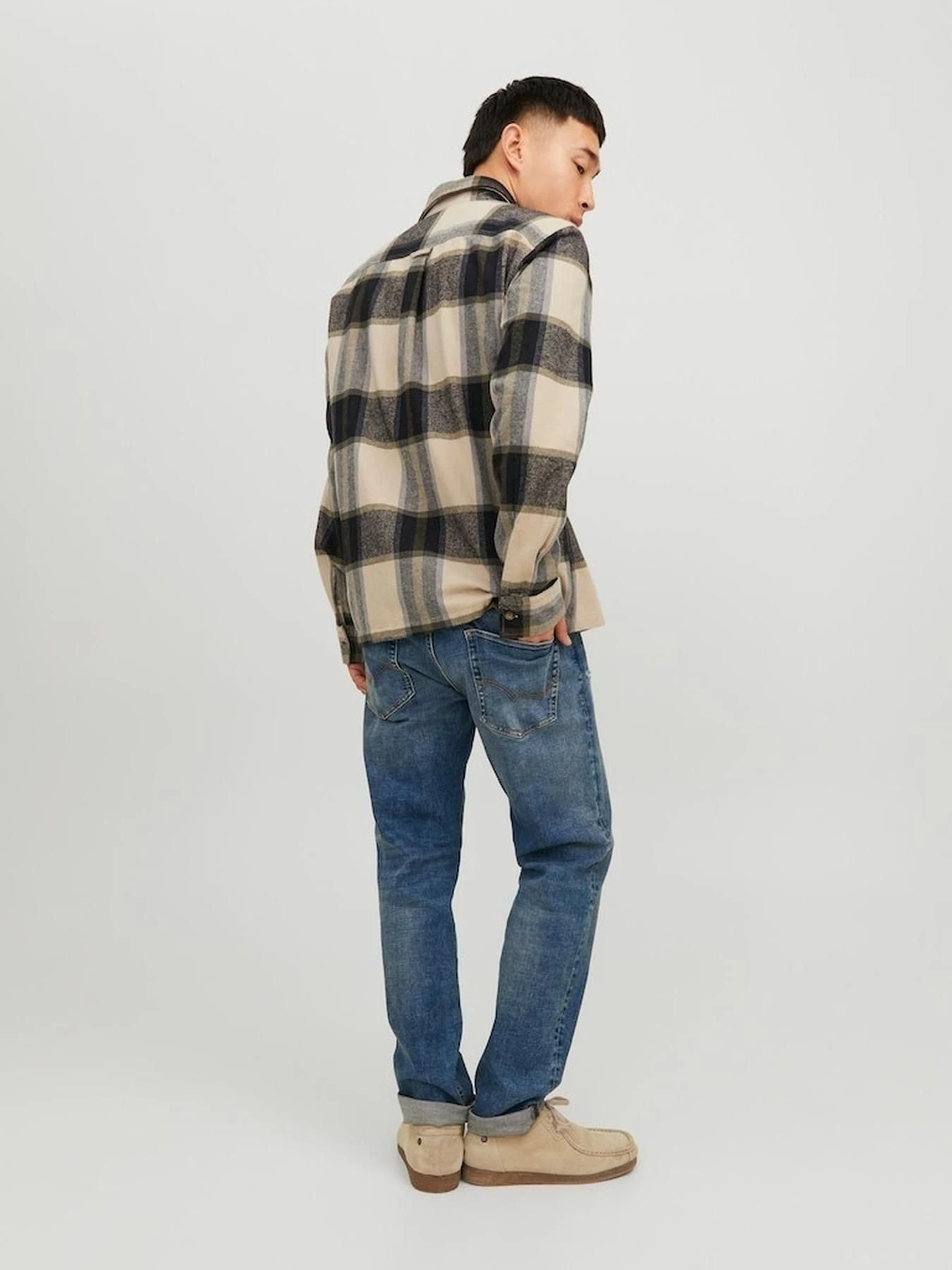 Рубашки JACK & JONES модель 12236958_Moonbeam Фото