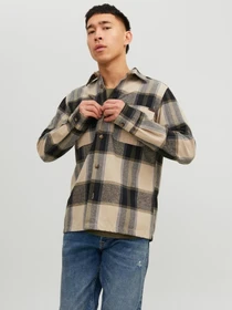 Рубашки JACK & JONES модель 12236958_Moonbeam Фото