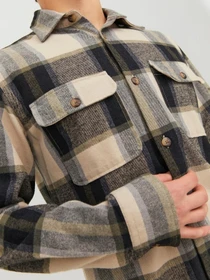 Рубашки JACK & JONES модель 12236958_Moonbeam Фото