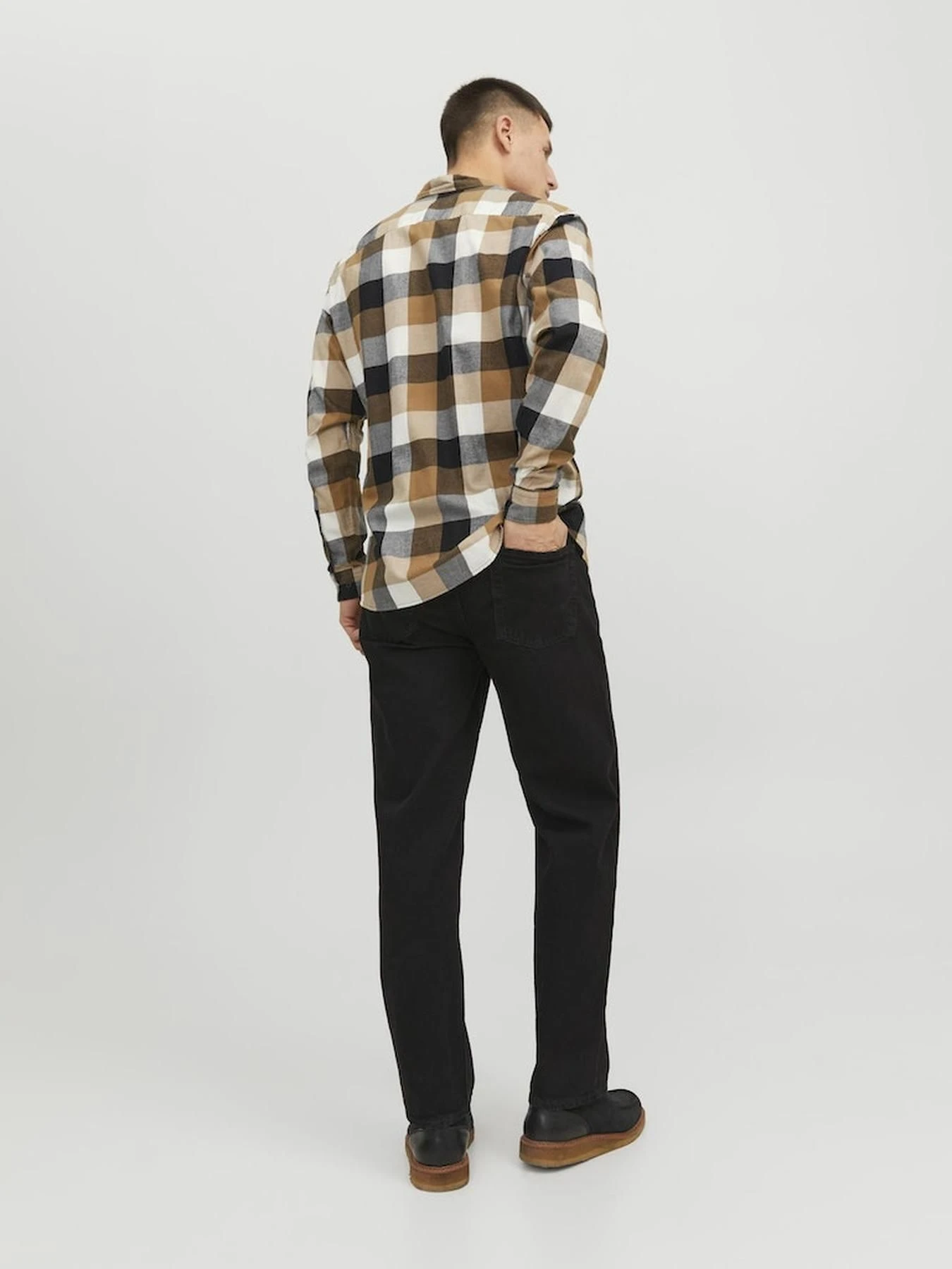 Рубашки JACK & JONES модель 12235965_Otter Фото