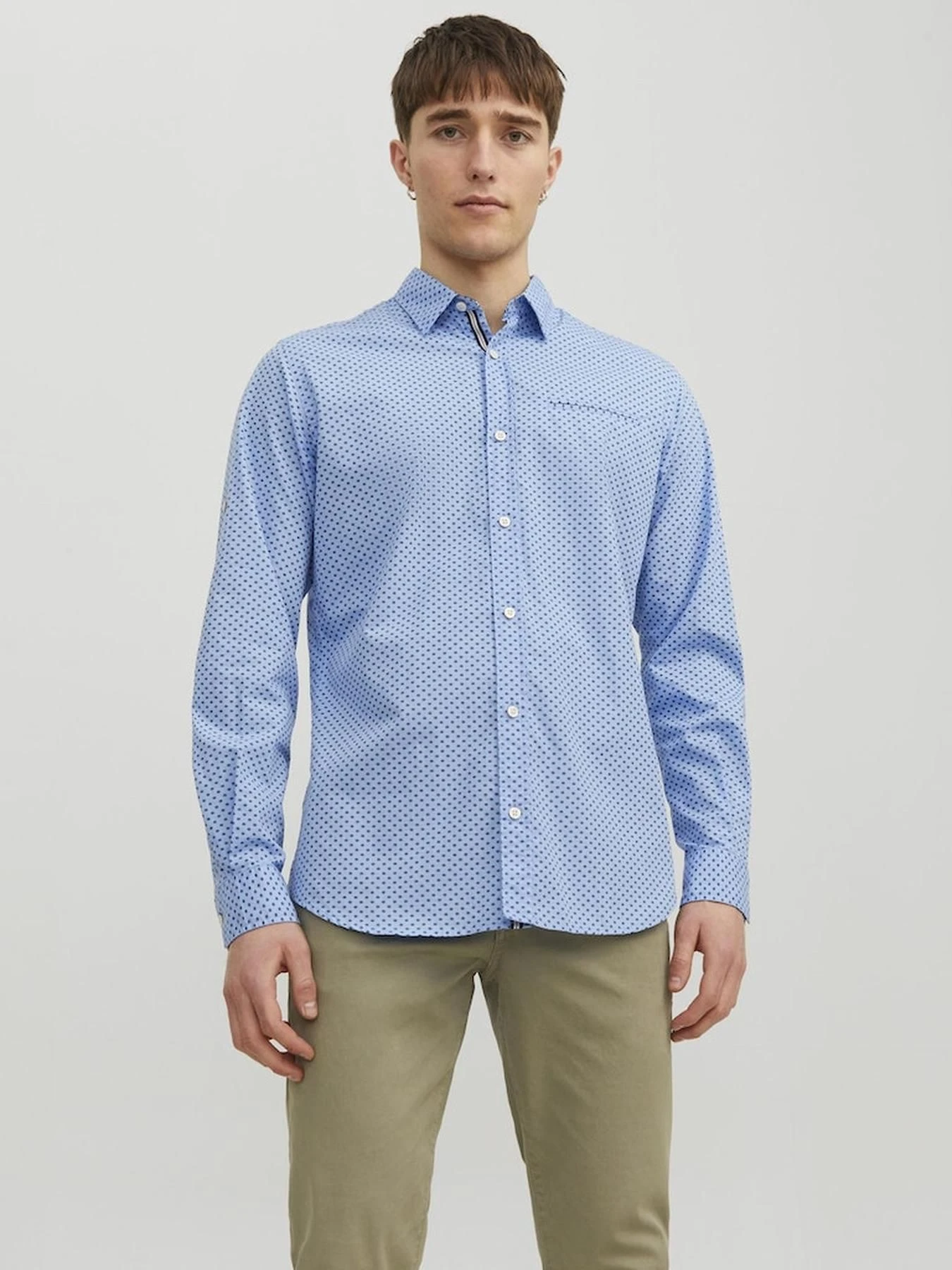 Рубашки JACK & JONES модель 12235969_CashmereBlue Фото