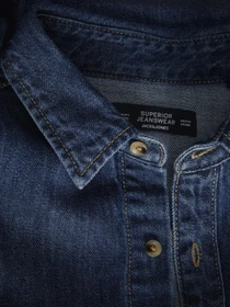 Рубашки JACK & JONES модель 12242462_BlueDenim Фото