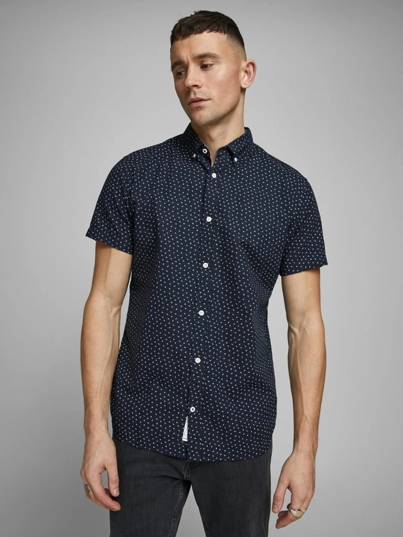 Рубашки JACK & JONES модель 12168085_NavyBlazer Фото