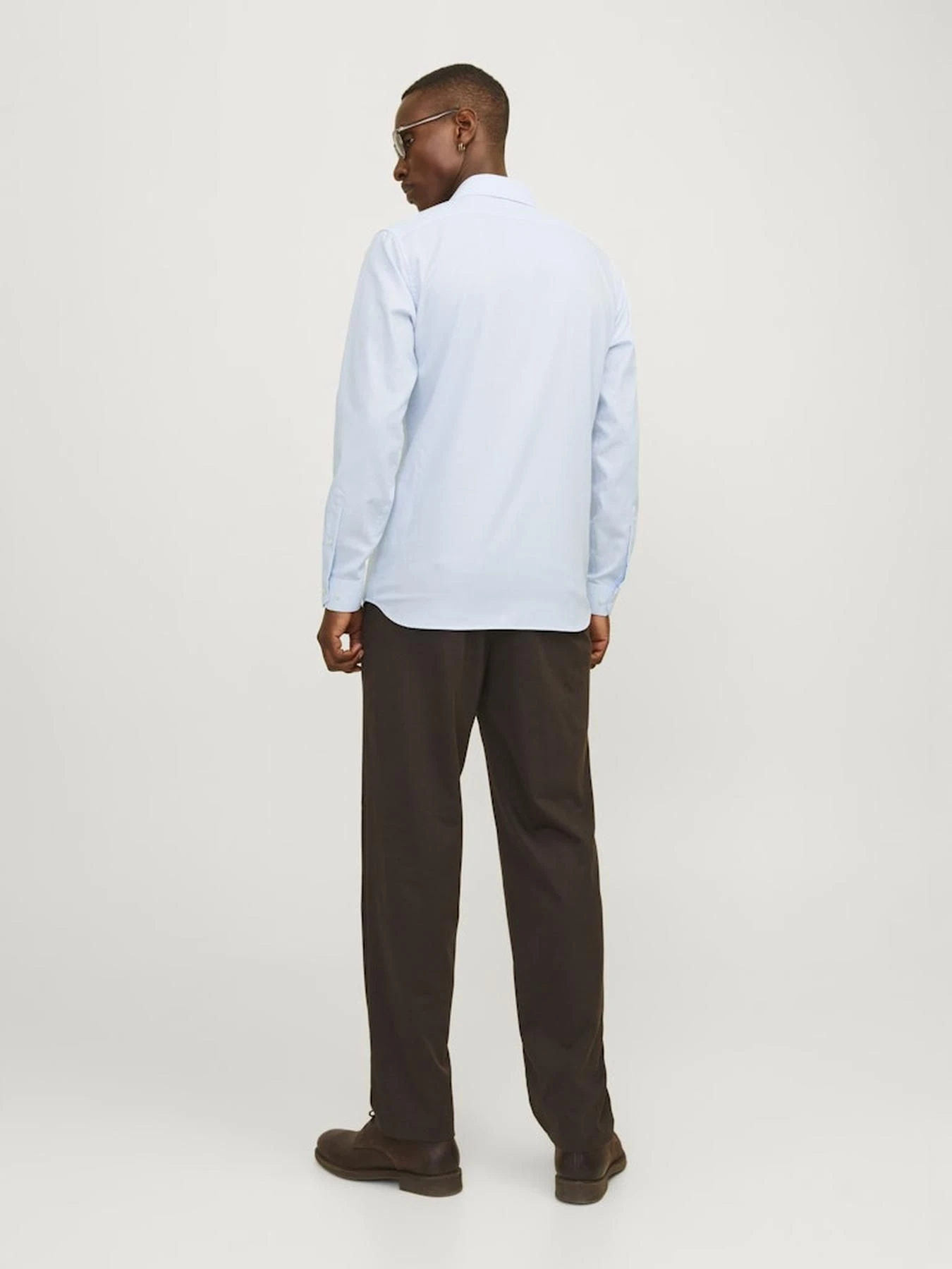Рубашки JACK & JONES модель 12260639_ChambrayBlue Фото