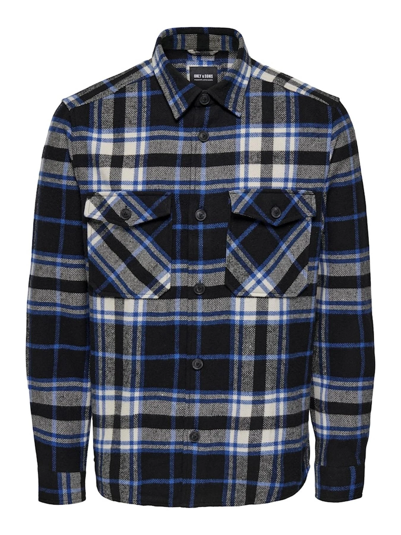 Рубашки ONLY & SONS модель 22026313_BLACK Рубашки ONLY & SONS модель 22026313_BLACK Фото