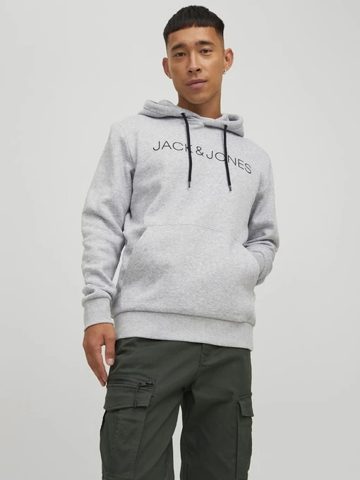 Худи и свитшоты JACK & JONES модель 12211772_LIGHTGREYMELANGE Фото