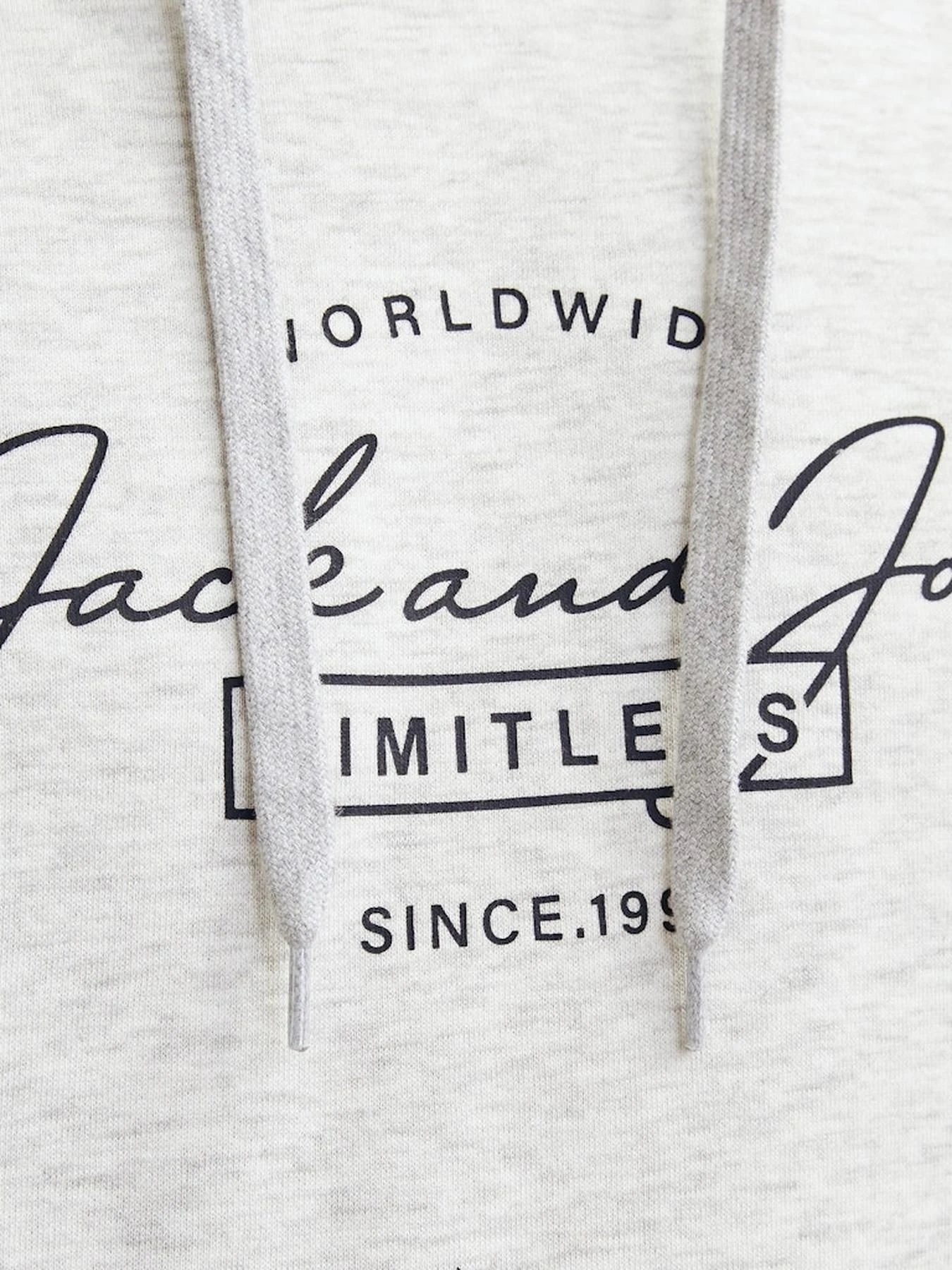 Худи и свитшоты JACK & JONES модель 12256838_WHITEMELANGE Худи и свитшоты JACK & JONES модель 12256838_WHITEMELANGE Фото