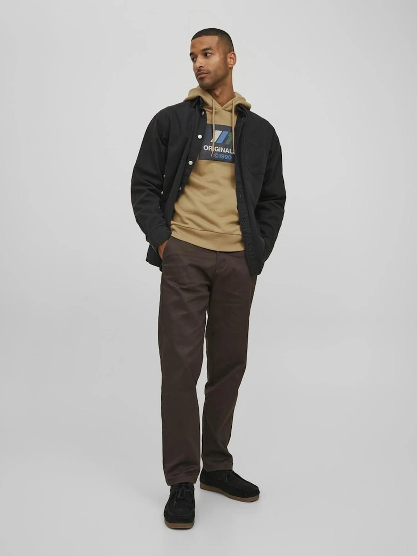 Худи и свитшоты JACK & JONES модель 12216046_Tigerseye Худи и свитшоты JACK & JONES модель 12216046_Tigerseye Фото