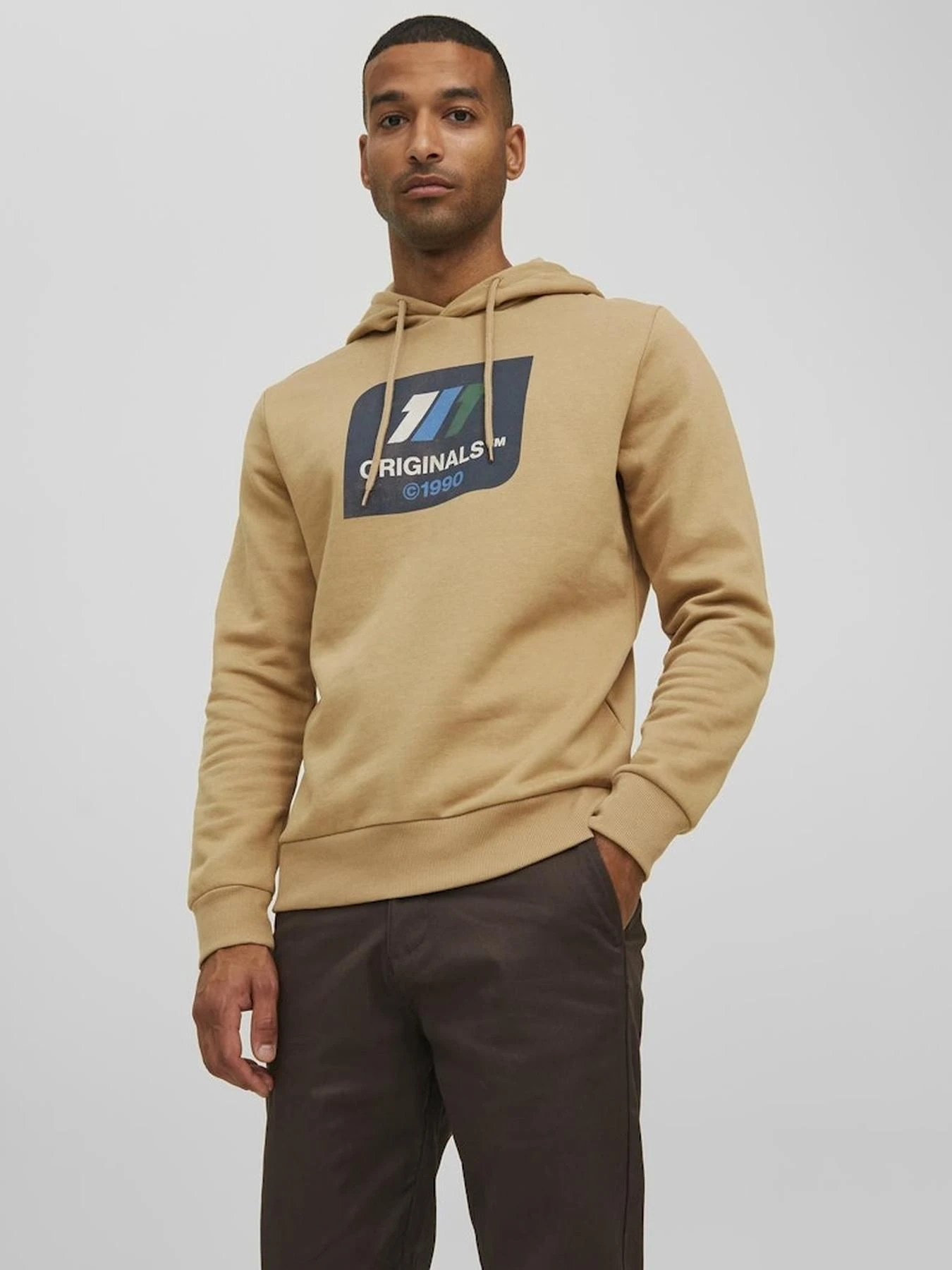 Худи и свитшоты JACK & JONES модель 12216046_Tigerseye Худи и свитшоты JACK & JONES модель 12216046_Tigerseye Фото