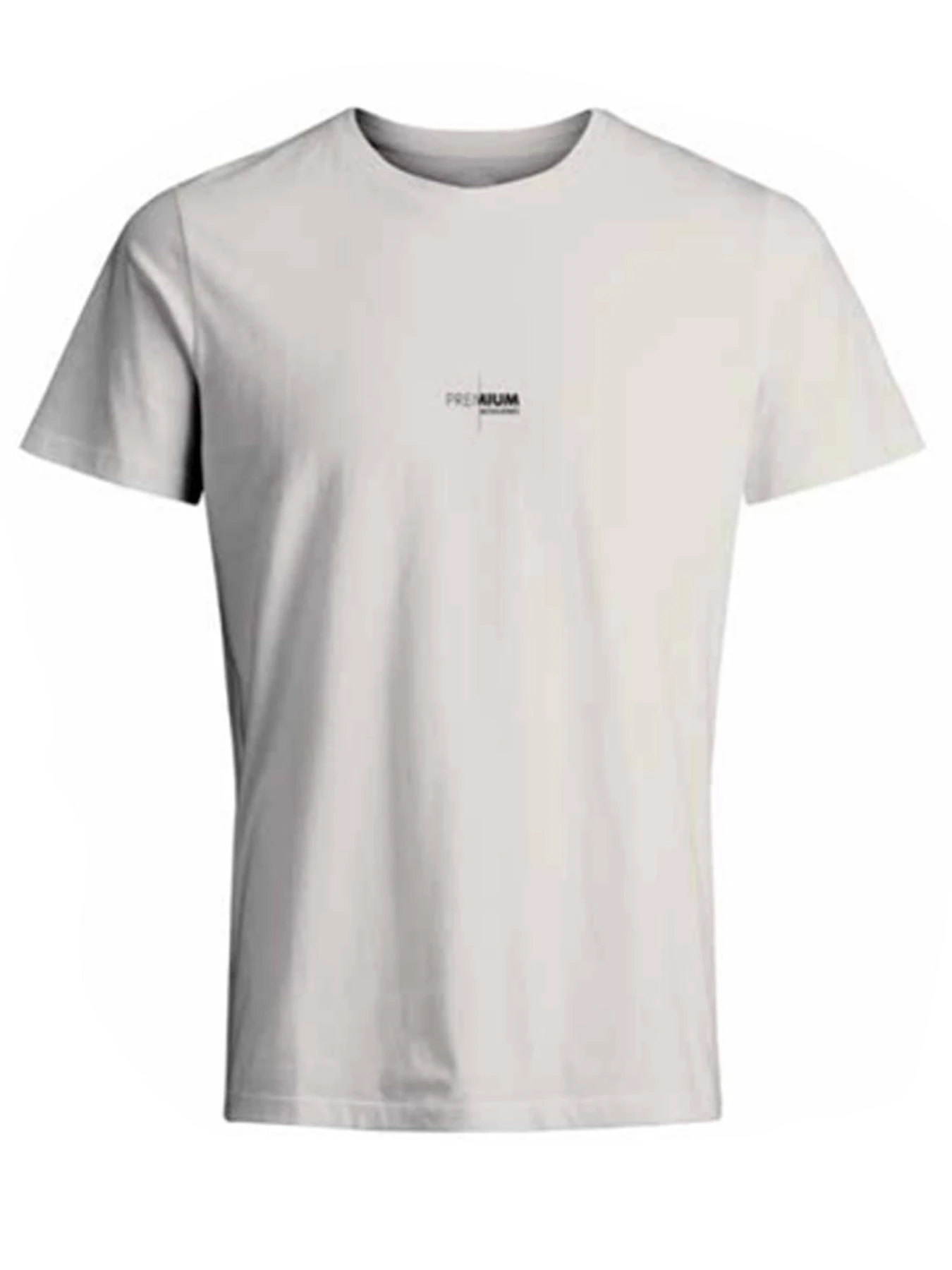 Футболкалар мен поло жейделер JACK & JONES үлгі 12247888_Tofu Фото