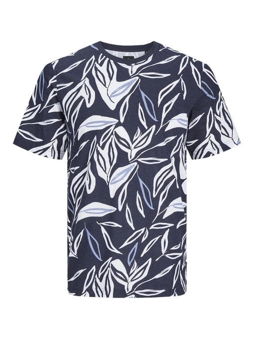 Футболкалар мен поло жейделер JACK & JONES үлгі 12255553_NightSky Фото
