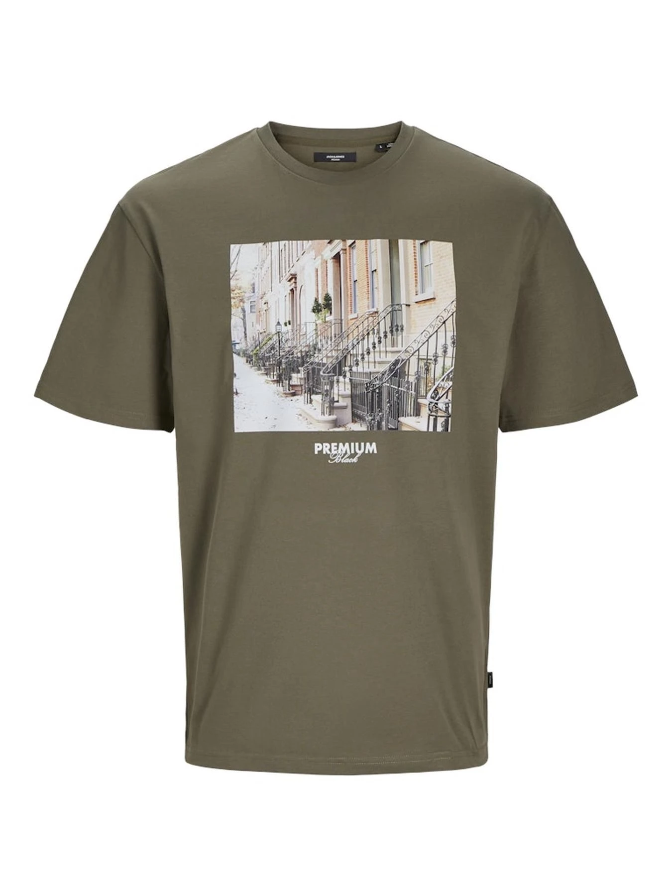 Футболкалар мен поло жейделер JACK & JONES үлгі 12263723_Seaturtle Фото