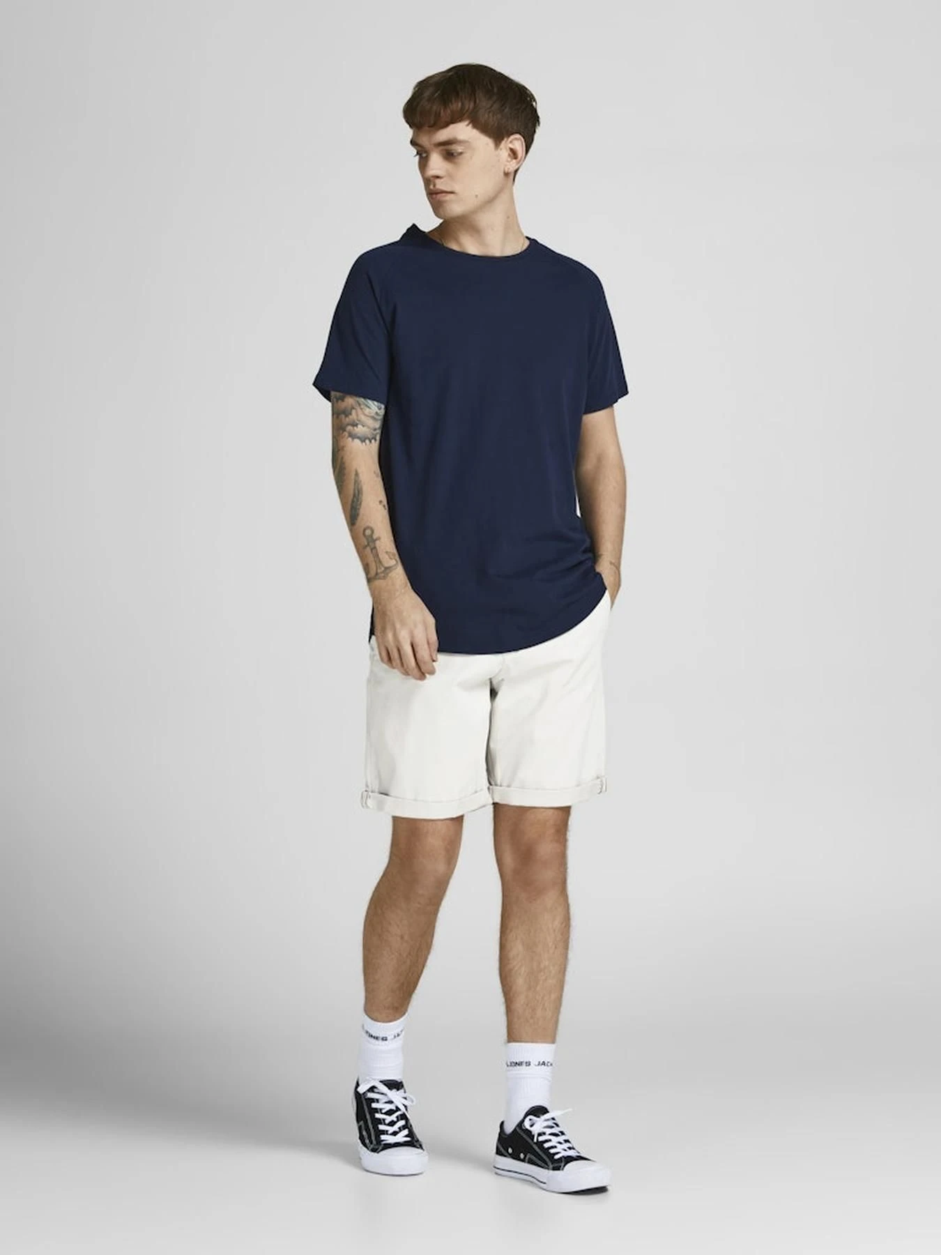 Шорты JACK & JONES модель 12165604_GlacierGray Шорты JACK & JONES модель 12165604_GlacierGray Фото