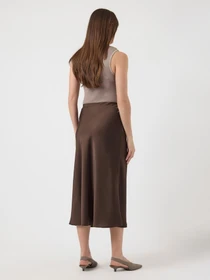 Юбки Y.A.S модель 26030737_ChocolateBrown Фото
