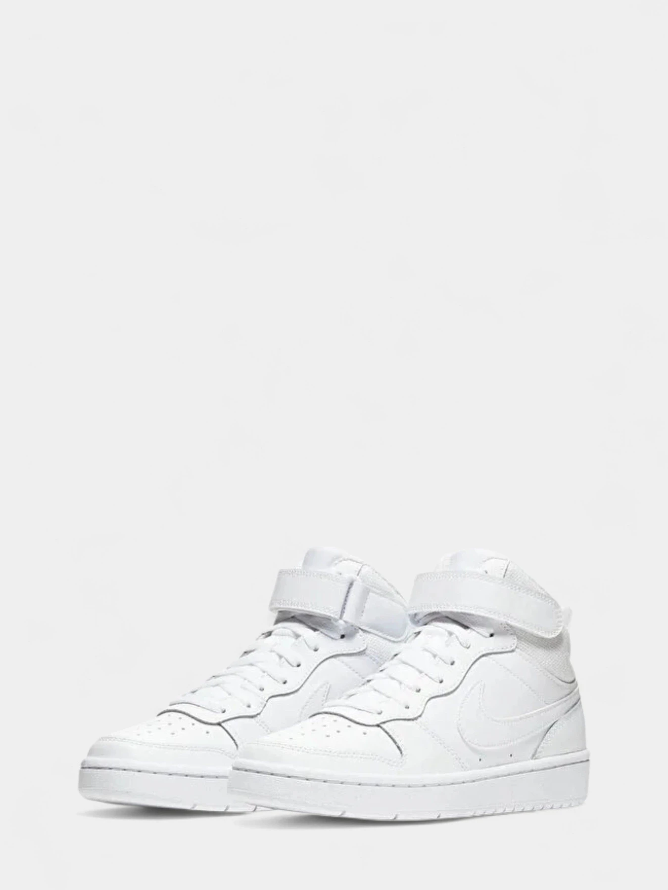 Кроссовки NIKE COURT BOROUGH MID 2 (GS) модель CD7782-100 Кроссовки NIKE COURT BOROUGH MID 2 (GS) модель CD7782-100 Фото