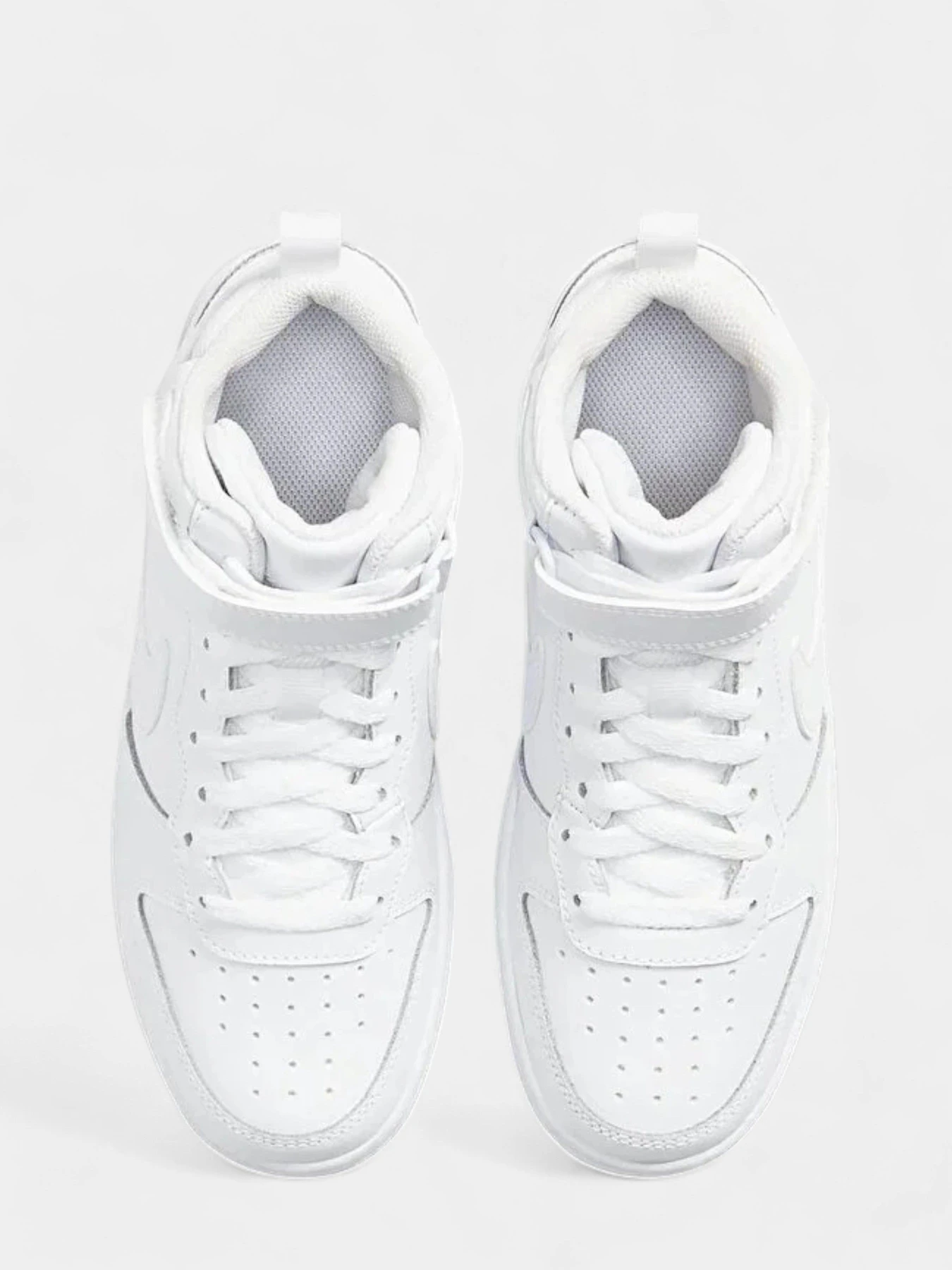 Кроссовки NIKE COURT BOROUGH MID 2 (GS) модель CD7782-100 Кроссовки NIKE COURT BOROUGH MID 2 (GS) модель CD7782-100 Фото
