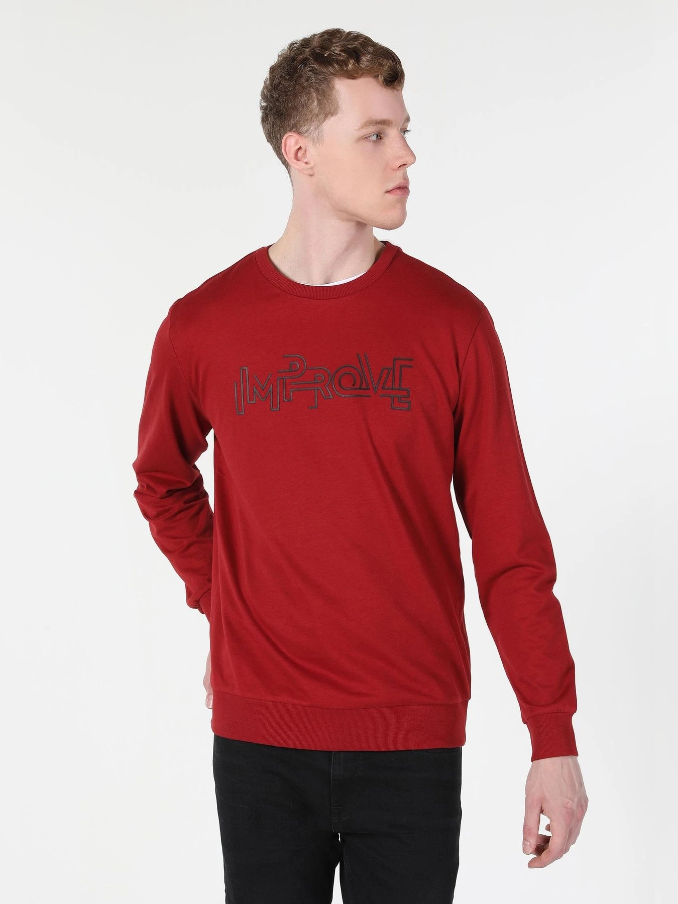 Худи и свитшоты Colin’s модель CL1060123_RED Фото