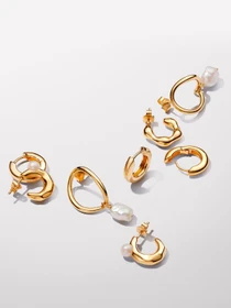 Серьги-кольца PANDORA Essence модель 263261C01 Фото