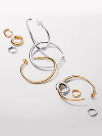 Серьги-кольца PANDORA Essence модель 263299C00 Фото
