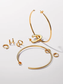 Серьги-кольца PANDORA Essence модель 263312C00 Фото