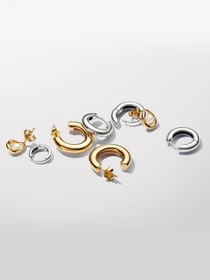 Серьги-кольца PANDORA Essence модель 293286C00 Фото