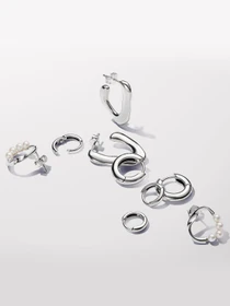 Серьги-кольца PANDORA Essence модель 293290C00 Фото