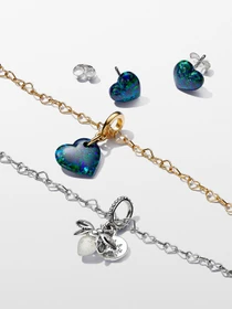 Серьги-гвоздики PANDORA Moments модель 293356C01 Фото