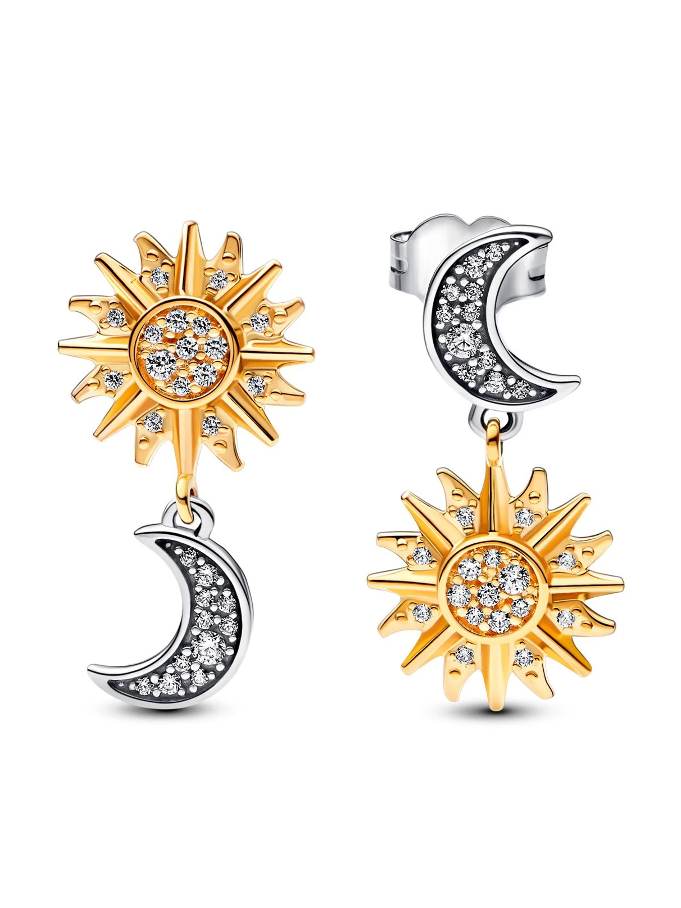 Серьги-подвески PANDORA Moments модель 262442C01 Серьги-подвески PANDORA Moments модель 262442C01 Фото