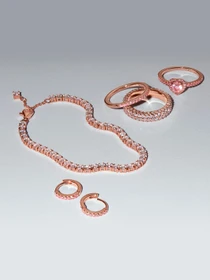 Серьги-кольца PANDORA Timeless модель 283015C01 Фото