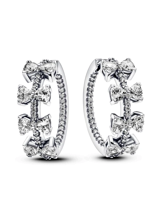 Серьги-кольца PANDORA Timeless модель 293545C01 Фото