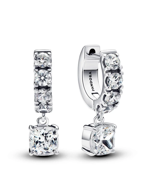Серьги-кольца PANDORA Timeless модель 293547C01 Фото