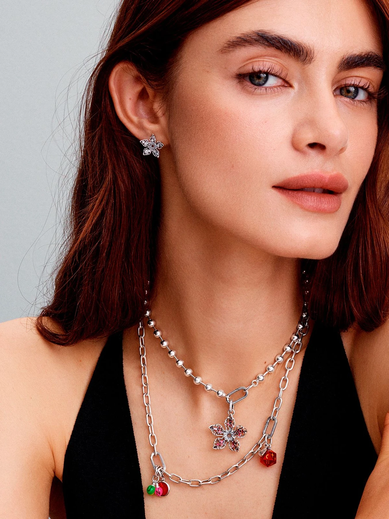 Серьги-гвоздики PANDORA Collabs модель 293573C01 Серьги-гвоздики PANDORA Collabs модель 293573C01 Фото