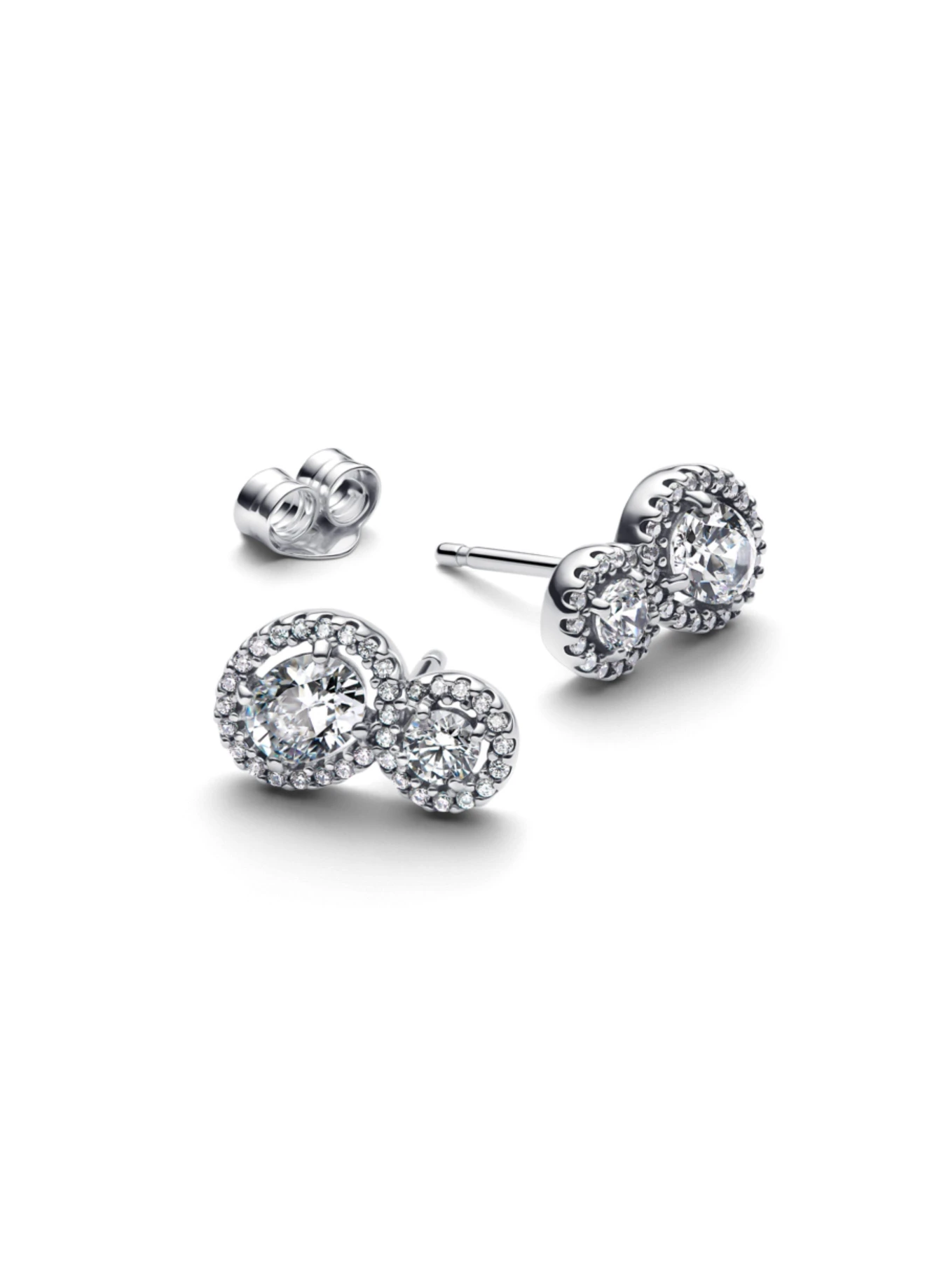 Серьги-гвоздики PANDORA Timeless модель 293774C01 Фото