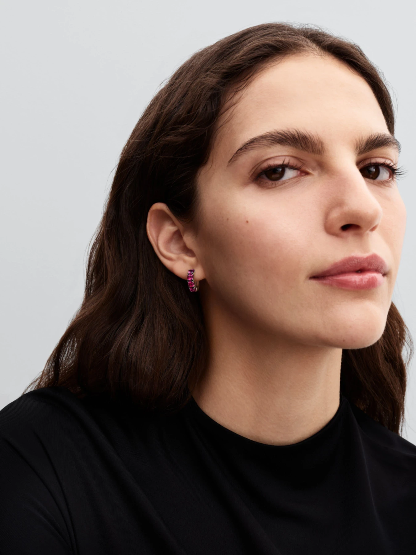 Серьги-кольца PANDORA Timeless модель 293851C02 Фото